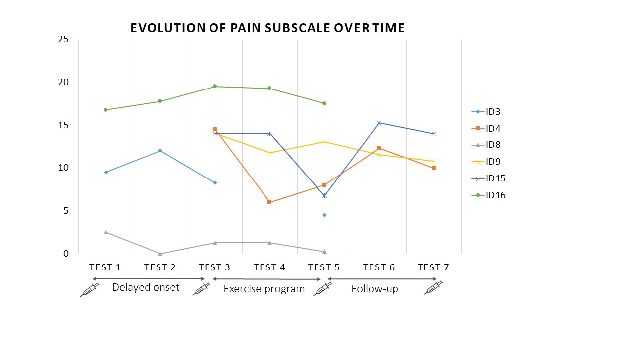 Evolution pain subscale