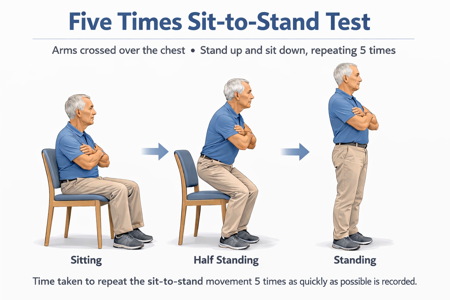 Figure 1 Five Times Sit-To-Stand Test